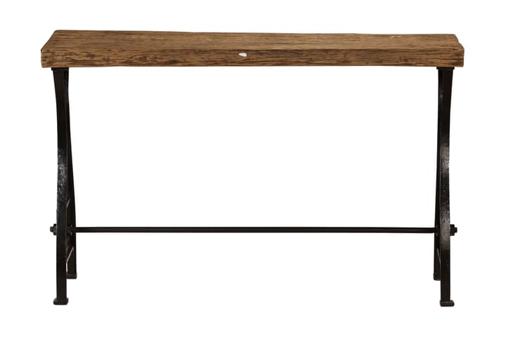 Konsolbord massivt återvunnet trä 120x40x76 cm - Brun - Möbler - Bord & matgrupp - Avlastningsbord & sidobord