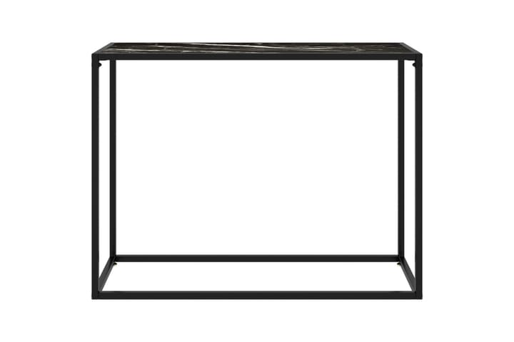 Konsolbord svart 100x35x75 cm härdat glas - Svart - Möbler - Bord & matgrupp - Avlastningsbord & sidobord
