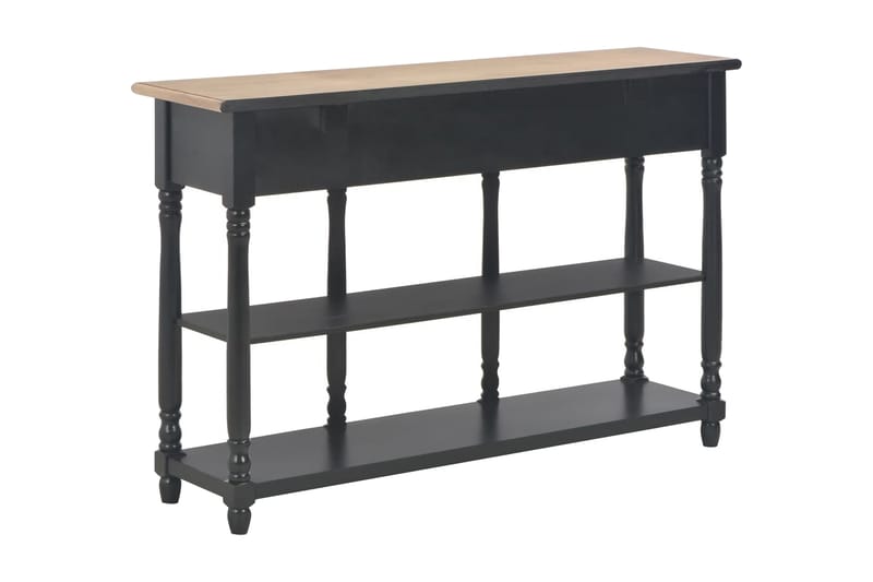 Konsolbord svart 120x30x76 cm MDF - Svart - Möbler - Bord & matgrupp - Avlastningsbord & sidobord