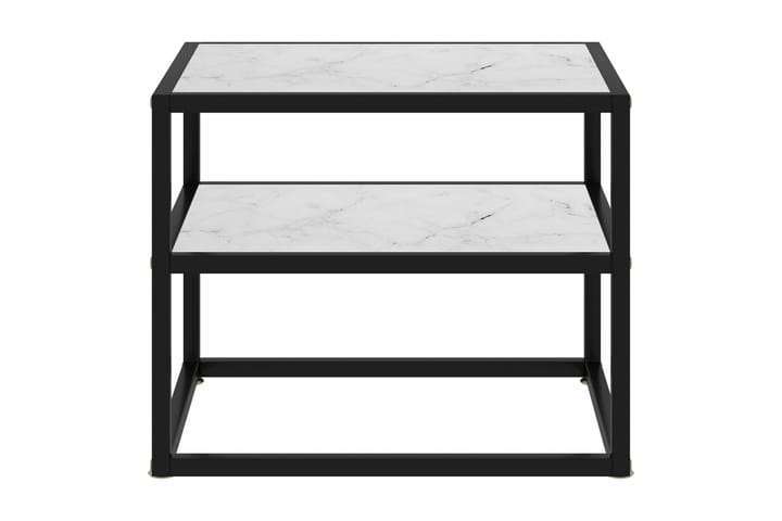 Konsolbord vit 50x40x40 cm härdat glas - Vit - Möbler - Bord & matgrupp - Avlastningsbord & sidobord