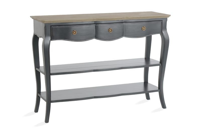Konsollbord 110 cm - Mörkgrå|Trä|Natur - Möbler - Bord & matgrupp - Avlastningsbord & sidobord