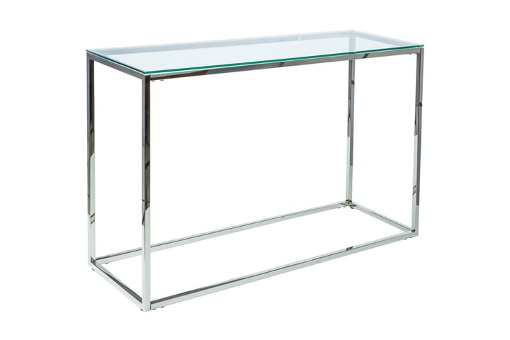 Konsollbord Alandur 120 cm - Glas/Silver - Möbler - Bord & matgrupp - Avlastningsbord & sidobord