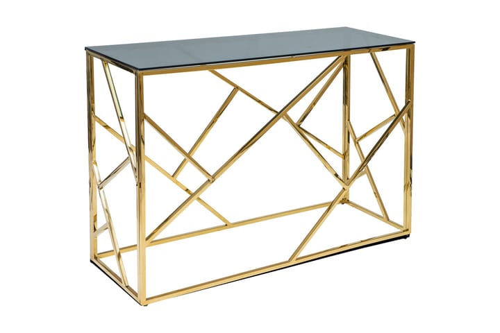 Konsollbord Amaraji 120 cm - Glas/Guld - Möbler - Bord & matgrupp - Avlastningsbord & sidobord