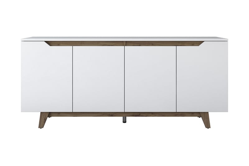 Konsollbord Crozon 180 cm - Vit/Mörkbrun - Möbler - Bord & matgrupp - Avlastningsbord & sidobord