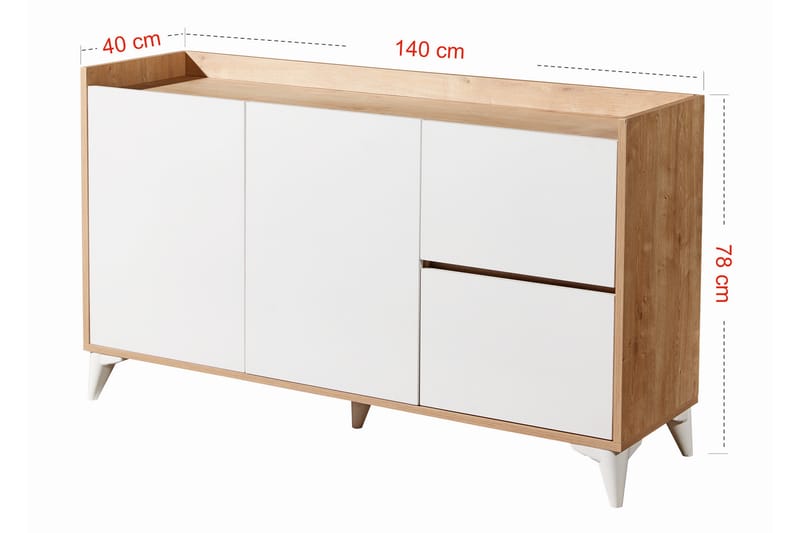 Konsollbord Zakkum 140x78 cm - Blå - Möbler - Bord & matgrupp - Avlastningsbord & sidobord