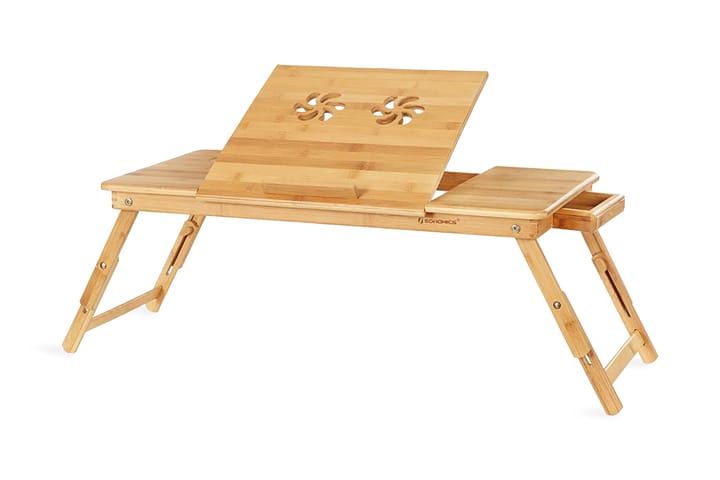 Laptopbord Traci 72 cm Bambu - Songmics - Möbler - Bord & matgrupp - Avlastningsbord & sidobord