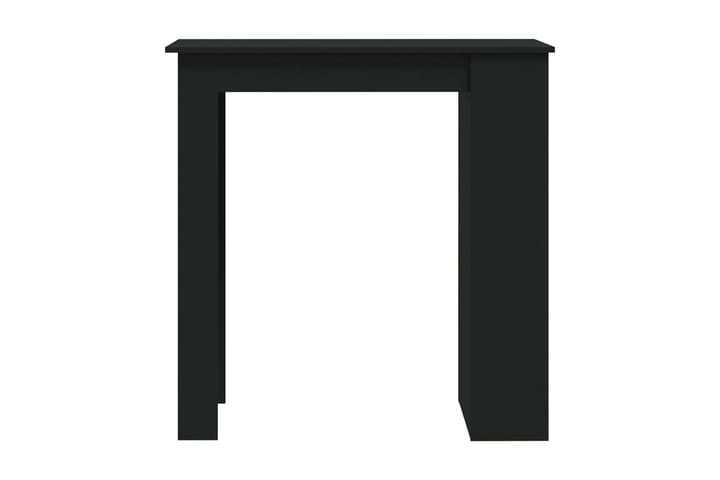Barbord med förvaringshyllor svart 102x50x103,5 cm spånskiva - Svart - Möbler - Bord & matgrupp - Barbord & ståbord