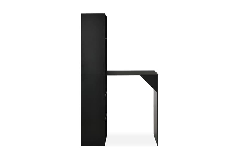 Barbord med skåp svart 115x59x200 cm - Svart - Möbler - Bord & matgrupp - Barbord & ståbord