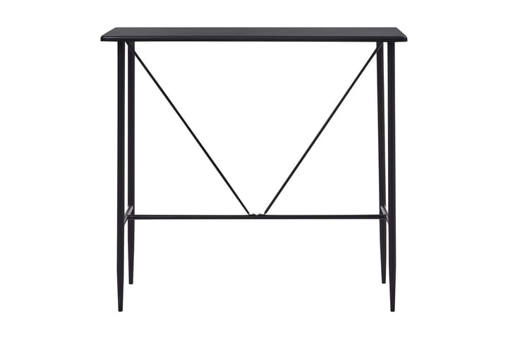 Barbord svart 120x60x110 cm MDF - Svart - Möbler - Matgrupper - Rektangulär matgrupp