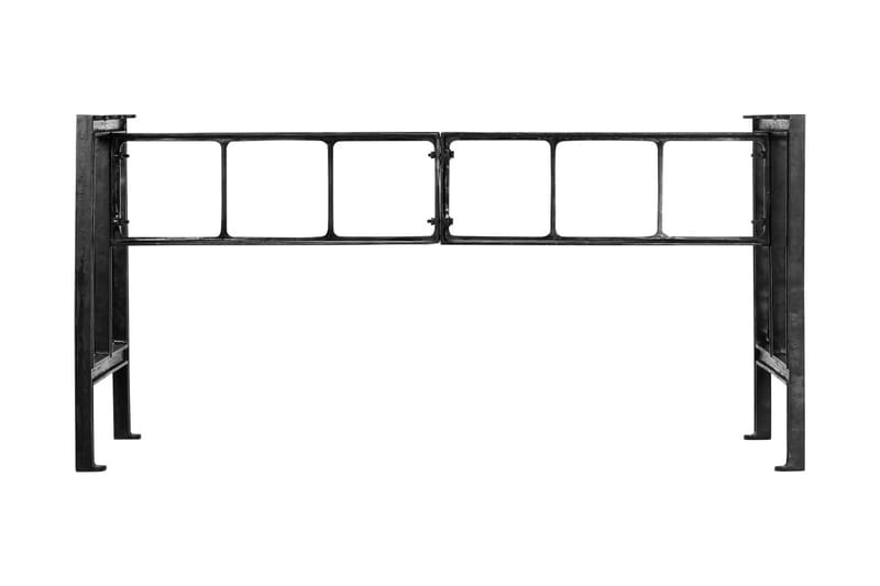 Bordsben för matbord 150x68x73 cm gjutjärn - Svart - Inredning - Dekoration & inredningsdetaljer - Dekorbeslag - Beslag - Möbelben