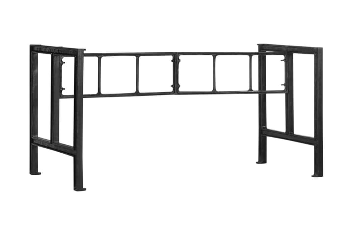 Bordsben för matbord 150x68x73 cm gjutjärn - Svart - Möbler - Bord & matgrupp - Bordstillbehör - Bordsben