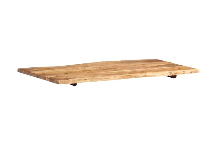 Bordsskiva massivt akaciaträ 100x(50-60)x2,5 cm - Brun - Möbler - Bord & matgrupp - Bordstillbehör - Illäggsskiva