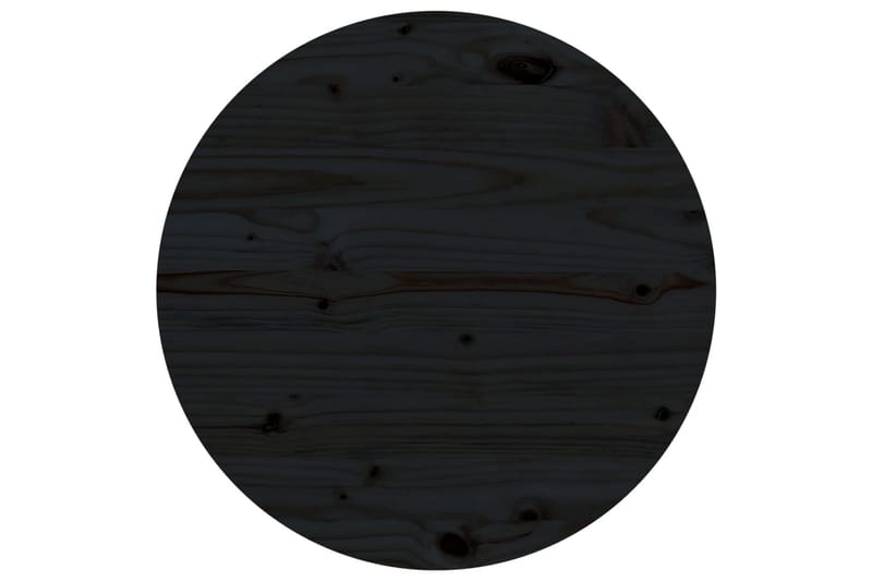 Bordsskiva svart 60x2,5 cm massiv furu - Svart - Möbler - Bord & matgrupp - Bordstillbehör - Illäggsskiva