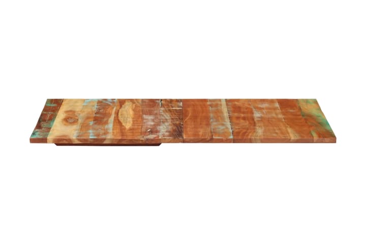 Rektangulär bordsskiva 60x140 cm 25-27mm massivt återvunnet - Flerfärgad - Möbler - Bord & matgrupp - Bordstillbehör - Illäggsskiva