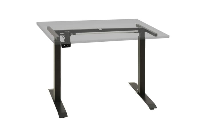 Justerbar skrivbordsram med en motor svart - Svart - Möbler - Bord & matgrupp - Bordstillbehör - Underrede bord