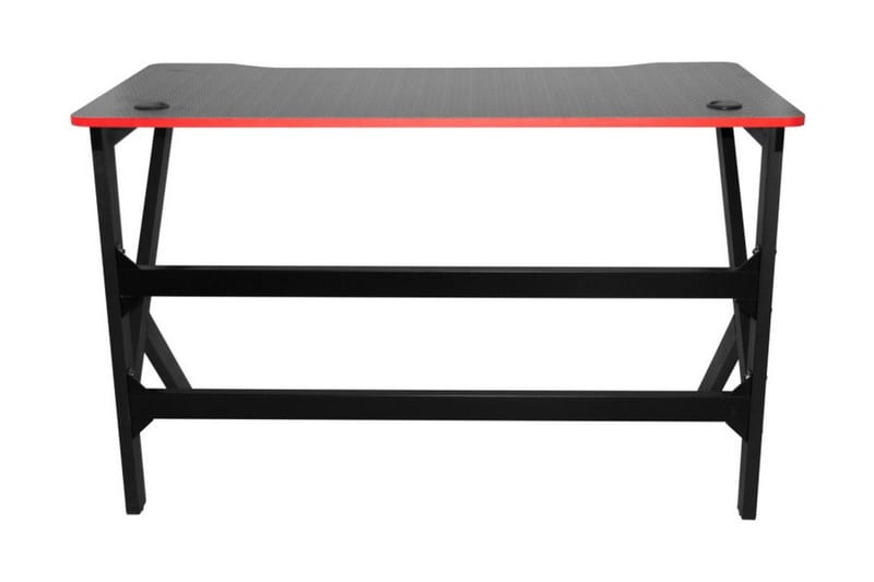 Gamingbord Zikava 3.0 120 cm - Svart/Röd - Möbler - Bord & matgrupp - Kontorsbord - Gamingbord