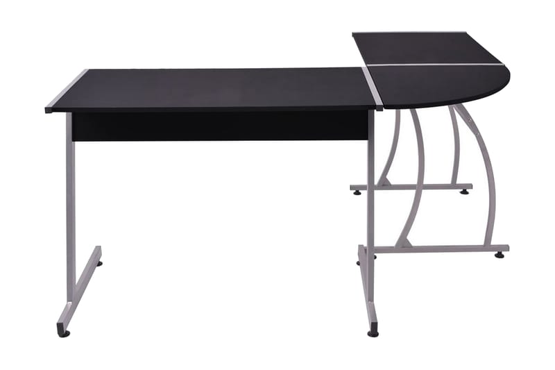 Hörnskrivbord L-formad svart - Svart - Möbler - Bord & matgrupp - Kontorsbord - Skrivbord - Hörnskrivbord
