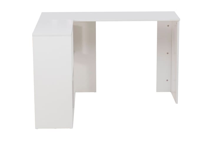 Hörnskrivbord Valvoline 119 cm - Svart/Vit - Möbler - Bord & matgrupp - Kontorsbord - Skrivbord - Hörnskrivbord