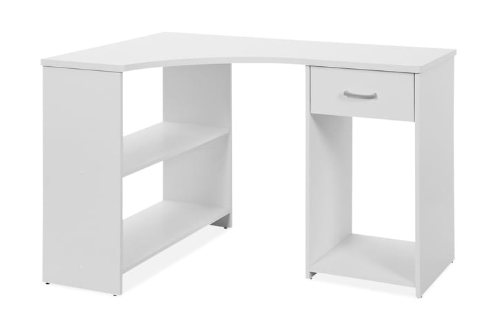 Hörnskrivbord Winnick 118 cm - Vit - Möbler - Bord & matgrupp - Kontorsbord - Skrivbord - Hörnskrivbord