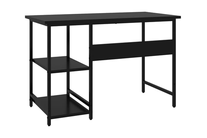 Datorbord svart 105x55x72 cm MDF och metall - Svart - Möbler - Bord & matgrupp - Kontorsbord - Skrivbord
