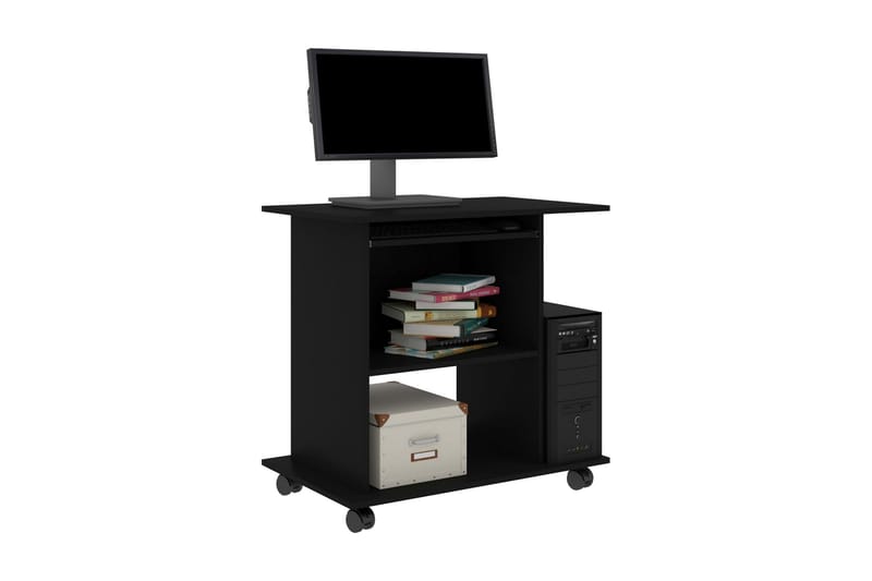 Datorbord svart 80x50x75 cm spånskiva - Svart - Möbler - Bord & matgrupp - Kontorsbord - Skrivbord