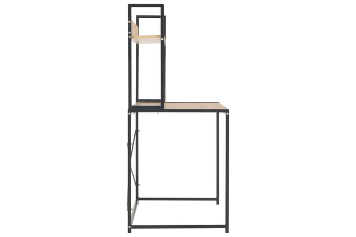 Datorbord svart och ek 120x60x138 cm - Svart - Möbler - Bord & matgrupp - Kontorsbord - Skrivbord