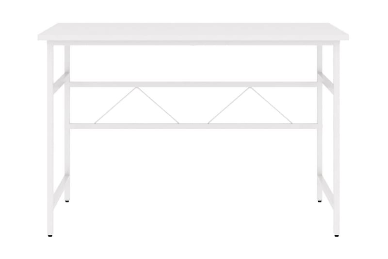 Datorbord vit 105x55x72 cm MDF och metall - Vit - Möbler - Bord & matgrupp - Kontorsbord - Skrivbord