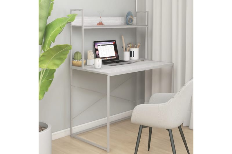 Datorbord vit 110x60x138 cm spånskiva - Vit - Möbler - Bord & matgrupp - Kontorsbord - Skrivbord