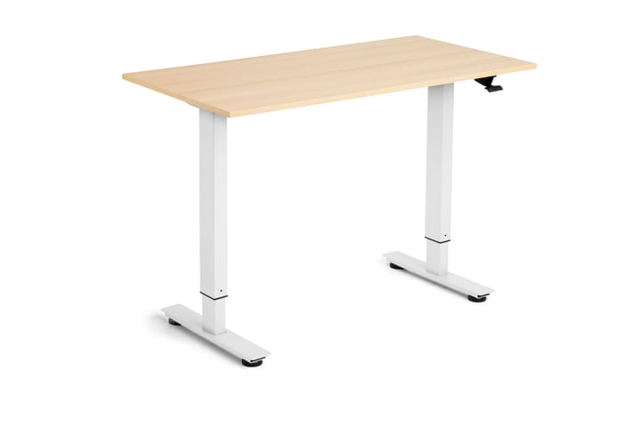 Flexidesk Höj och sänkbart bord Ek/Vit - Sarpsborg Metall - Möbler - Bord & matgrupp - Kontorsbord - Skrivbord