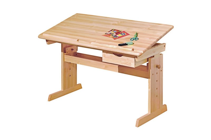 Ritbord Lilium 109 cm - Trä - Möbler - Barnmöbler - Barnbord - Aktivitetsbord - Ritbord barn & rittavla barn