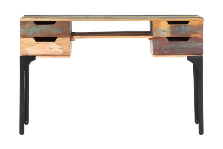 Skrivbord 118x48x75 cm massivt återvunnet trä - Flerfärgad - Möbler - Bord & matgrupp - Kontorsbord - Skrivbord