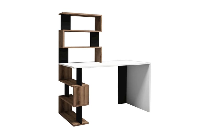 Skrivbord 120 cm med Förvaring Hyllor Snap - Homemania - Möbler - Bord & matgrupp - Kontorsbord - Skrivbord