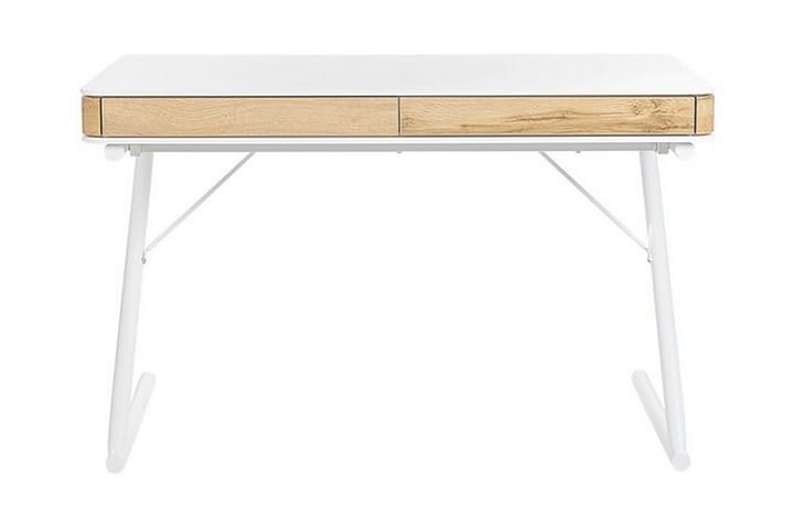 Skrivbord 120 x 60 cm vit FONTANA - Vit - Möbler - Bord & matgrupp - Kontorsbord - Skrivbord