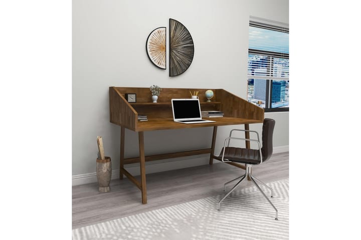 Skrivbord Aldama 120 cm - Valnöt - Möbler - Bord & matgrupp - Kontorsbord - Skrivbord