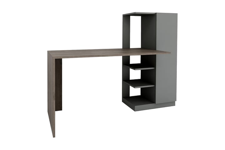 Skrivbord Andocester 120 cm - Antracit/Valnöt - Möbler - Bord & matgrupp - Kontorsbord - Skrivbord