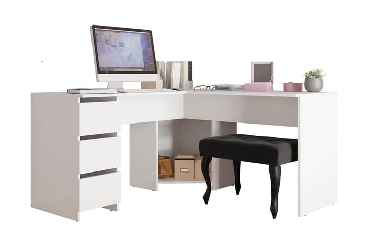 Skrivbord Areias142 cm - Vit - Möbler - Bord & matgrupp - Kontorsbord - Skrivbord