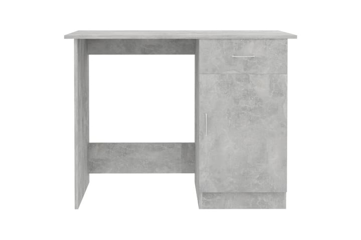 Skrivbord betonggrå 100x50x76 cm spånskiva - Grå - Möbler - Bord & matgrupp - Kontorsbord - Skrivbord