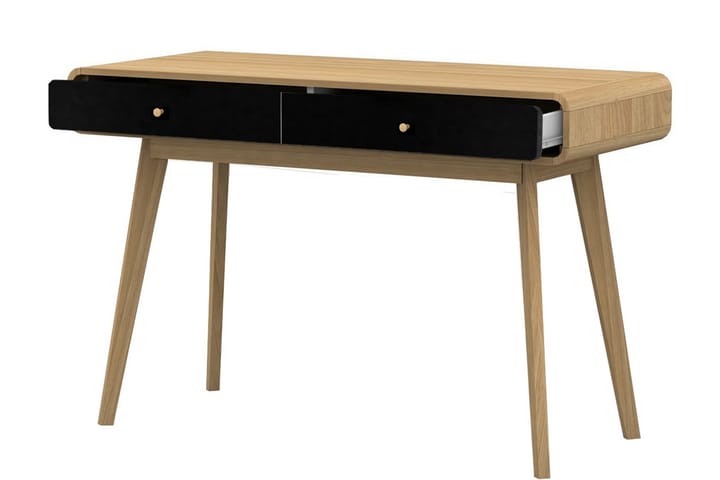 Skrivbord Caitlyn 120 cm - Natur/Svart - Möbler - Bord & matgrupp - Kontorsbord - Skrivbord