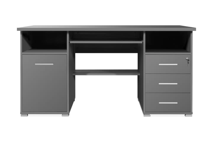 Skrivbord Castelli 145 cm med Förvaring - Grå - Möbler - Bord & matgrupp - Kontorsbord - Skrivbord