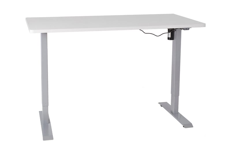 Skrivbord Cogito 140 cm Höj-och Sänkbar - Grå/Vit - Möbler - Bord & matgrupp - Kontorsbord - Skrivbord