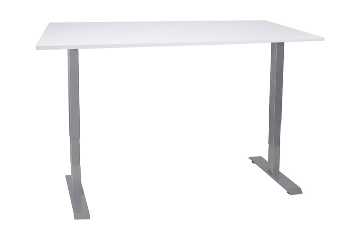 Skrivbord Cogito 2  140 cm Höj-och Sänkbar - Gråvit - Möbler - Bord & matgrupp - Kontorsbord - Skrivbord