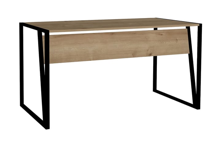 Skrivbord Cunday 140 cm - Brun/Svart - Möbler - Bord & matgrupp - Kontorsbord - Skrivbord
