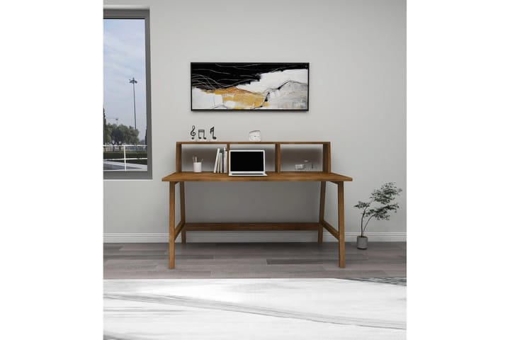 Skrivbord Cupilco 120 cm - Valnöt - Möbler - Bord & matgrupp - Kontorsbord - Skrivbord