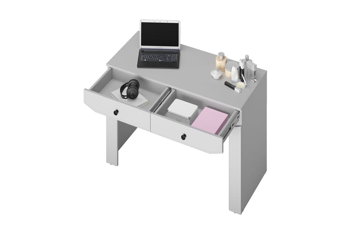 Skrivbord Daemon 117 cm - Grå/Silver - Möbler - Bord & matgrupp - Kontorsbord - Skrivbord
