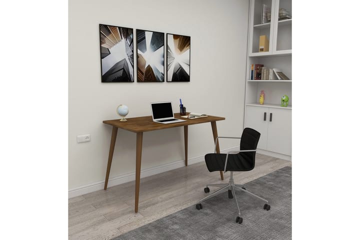 Skrivbord Eltuito 110 cm - Valnöt - Möbler - Bord & matgrupp - Kontorsbord - Skrivbord