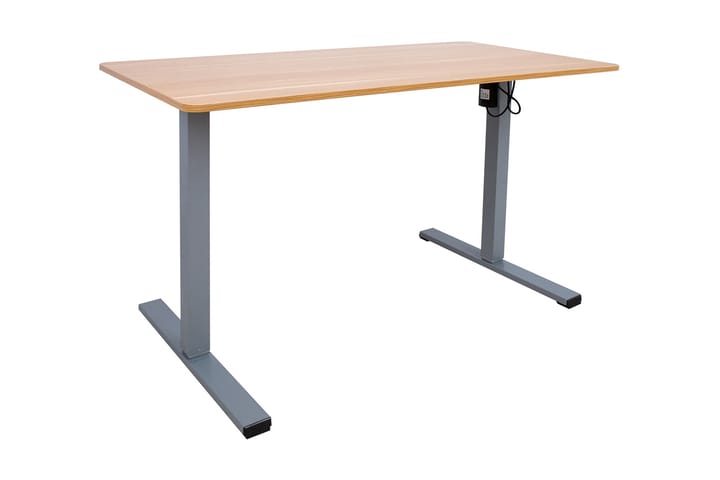 Skrivbord Ergo Optimal med motor 120x60 cm Trä/Grå - Möbler - Bord & matgrupp - Kontorsbord - Skrivbord