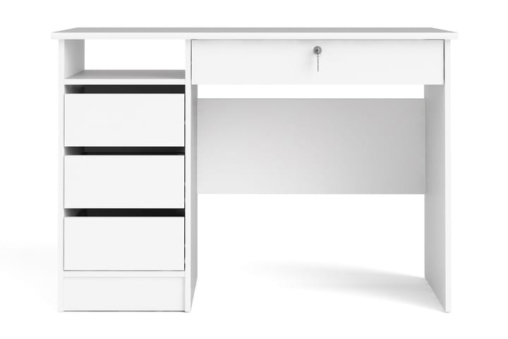 Skrivbord Falksa 109 cm - Vit - Möbler - Bord & matgrupp - Kontorsbord - Skrivbord