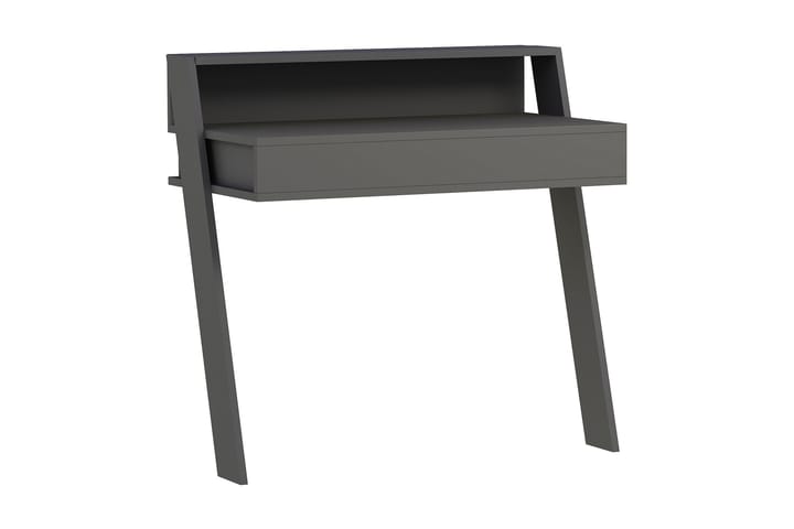 Skrivbord Galasjö 94 cm med Förvaring Låda + Hylla - Grå - Möbler - Bord & matgrupp - Kontorsbord - Skrivbord