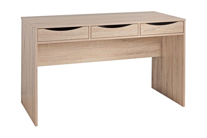 Skrivbord Gehrels 120 cm med Förvaring 3 Lådor - Natur - Möbler - Bord & matgrupp - Kontorsbord - Skrivbord