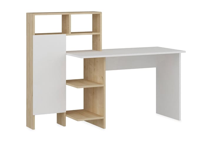 Skrivbord Halse 120 cm med Förvaring Hylla - Ekfärg - Möbler - Bord & matgrupp - Kontorsbord - Skrivbord
